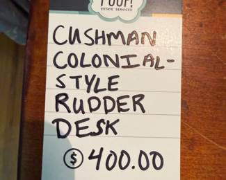 Cushman Colonial-Style Rudder Desk 