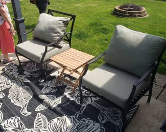Outside lawn furniture