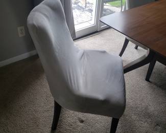 Dining room chairs with covers