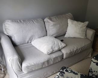 Love seat with pull out bed