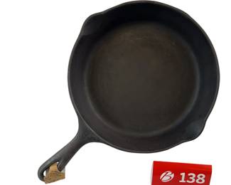 Wagner Ware Sidney -O- 1058N 8 On Handle 2 Pour Skillet *S