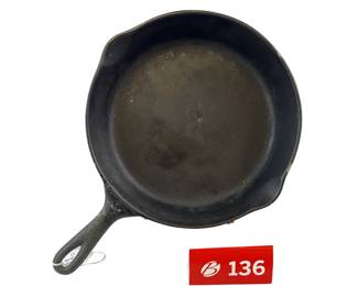 Wagner Ware Sidney -O- 2 Pour Cast Iron Skillet *NS