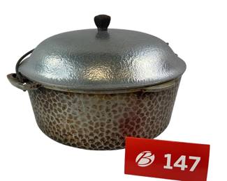 Wagnerware Sidney -O- Aluminum Pan Bale Handle Lid Dutch Oven *NS