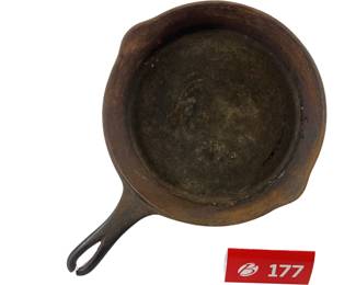 8 On Handle Double Pour Cast Iron Skillet *NS