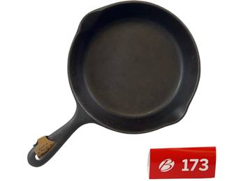 5 5/8" E On Bottom 5 On Handle Cast Iron Skillet *S