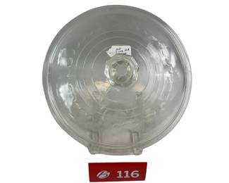 12" Wagner Griswold Glass Lid For Cast Iron Pot