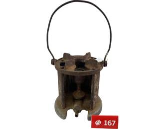 Bell System B P267 Smelting Pot Burner Bale Handle Gas Burner Rusty *NS