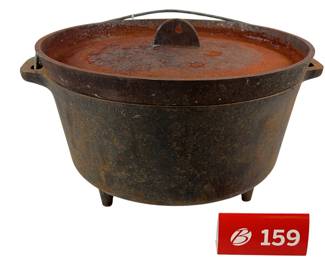 12" 3 Footed Rusty Dutch Oven *NS