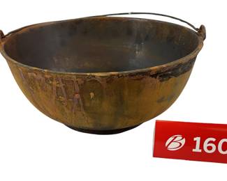 Pre 1890s Gate Mark Heat Ring Rounded Bowl Pot