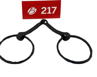 Jointed Snaffle Horse Bit Cast Iron *S