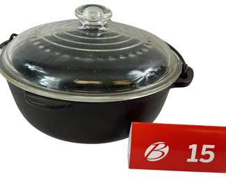 Made In USA 2 Quart Stew Pot Glass Lid *S