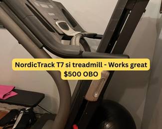 Nordic Track t7 si treadmill - works great.