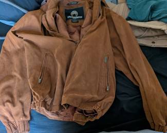 faux suede Men's jacket brand weathermade