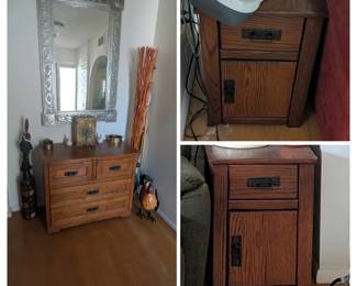 Matching end tables and entry way table
