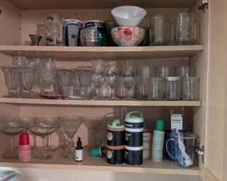 Various glassware