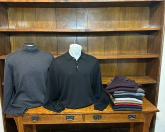 BROOKS BROTHERS Mens Marino Wool Sweaters