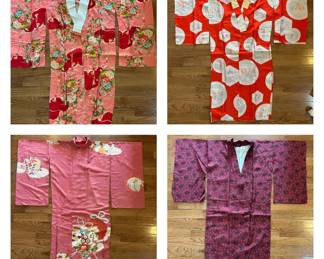 005 1950s Silk Japanese Kimonos More