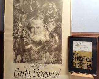 Operatic Autographs Pavarotti Bergonzi