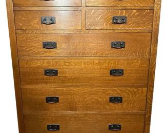 018 STICKLEY Mission Oak 8Drawer Dresser
