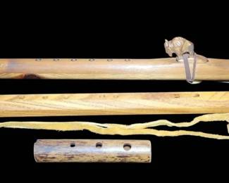 Native American Carved Flutes