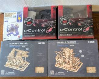 Remote Helicopters And Marble Runs