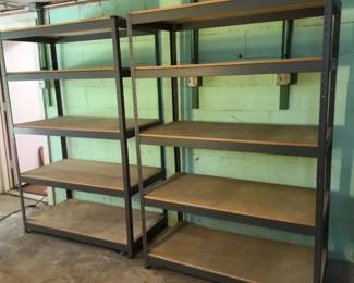GarageBasement Shelving Pair