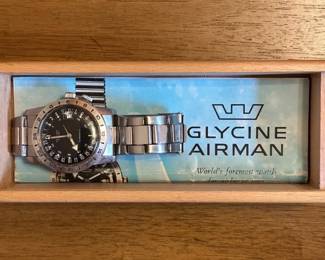 004 1960s GLYCINE AIRMAN Pilot Watch