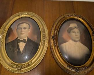 Antique Oval Frames