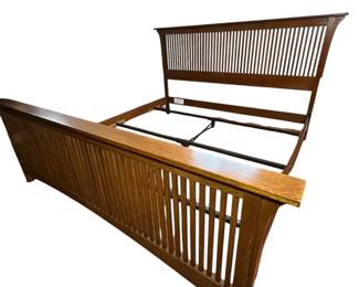 KIng STICKLEY Mission Oak Bed