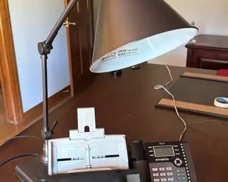 Fujitsu fi7160 Document Scanner, Pottery Barn Large Metal Desk Lamp, RCA Visys Digital Phone