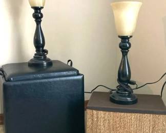 Decorative Storage Containers A Pair Of Up Lights