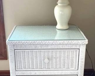 Wicker by Henry Link, Night Stand Lamp