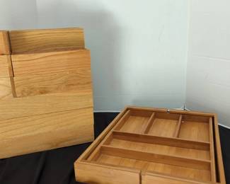 Bamboo and Oak Organizers
