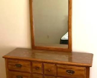 Dresser with Coordinating Mirror