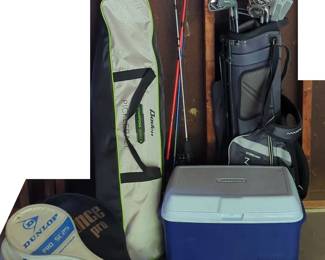 Golf Clubs, Racquet Ball and Squash Paddles and Pickleball