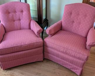 Pretty in Pink Armchairs