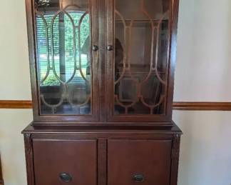 Mahogany China Cabinet