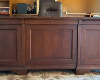 Executive Solid Wood Desk and Chair