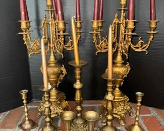 03 Brass Candlesticks