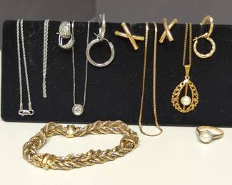 Yellow and White Gold Jewelry