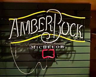 Vintage Michelob “AmberBock” Neon Bar Sign