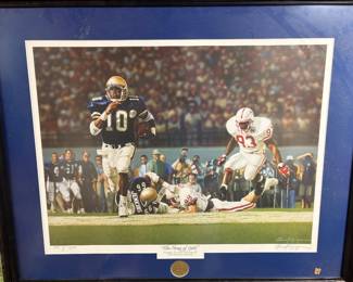 “The Sting of Gold” commemorating the 1990 Citrus Bowl / national championship season against Nebraska. Numbered 156/1250