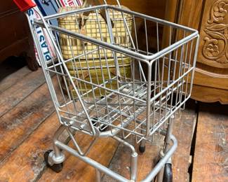 Miniature Shopping Cart