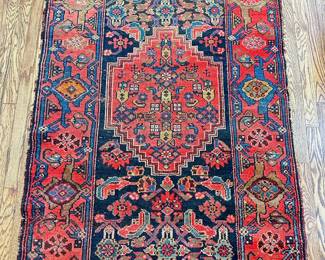Antique Hand Woven Persian Rug 75x45 Lot #: 34