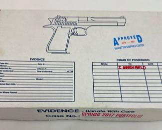 Manhattan Graphics Center Portfolio 2017 - 30 Original Prints From Various Artists In Clever Evidence Box Lot #: 14