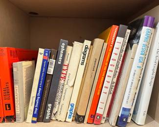 Over 20 Graphic Design Books Lot #: 44