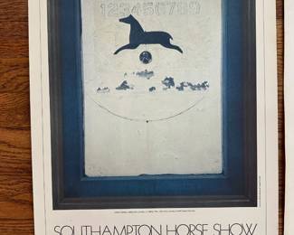 3 Exhibition Posters: 1977 Southampton Horse Show, Carolyn Anderson Flowers & John A. Pack Native American Lot #: 76