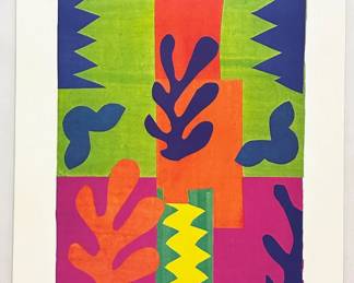 1978 Henri Matisse Paper Museum Exhibition Poster For The "Matisse: The Cut-Outs" Exhibition, Unframed Lot #: 21