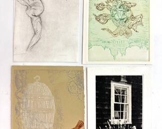 Manhattan Graphics Center Portfolio 2004 - 20 Original Post Card Sized Prints From Various Artists Lot #: 13