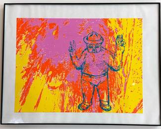 Original Smokey The Bear Screen Print Lot #: 37